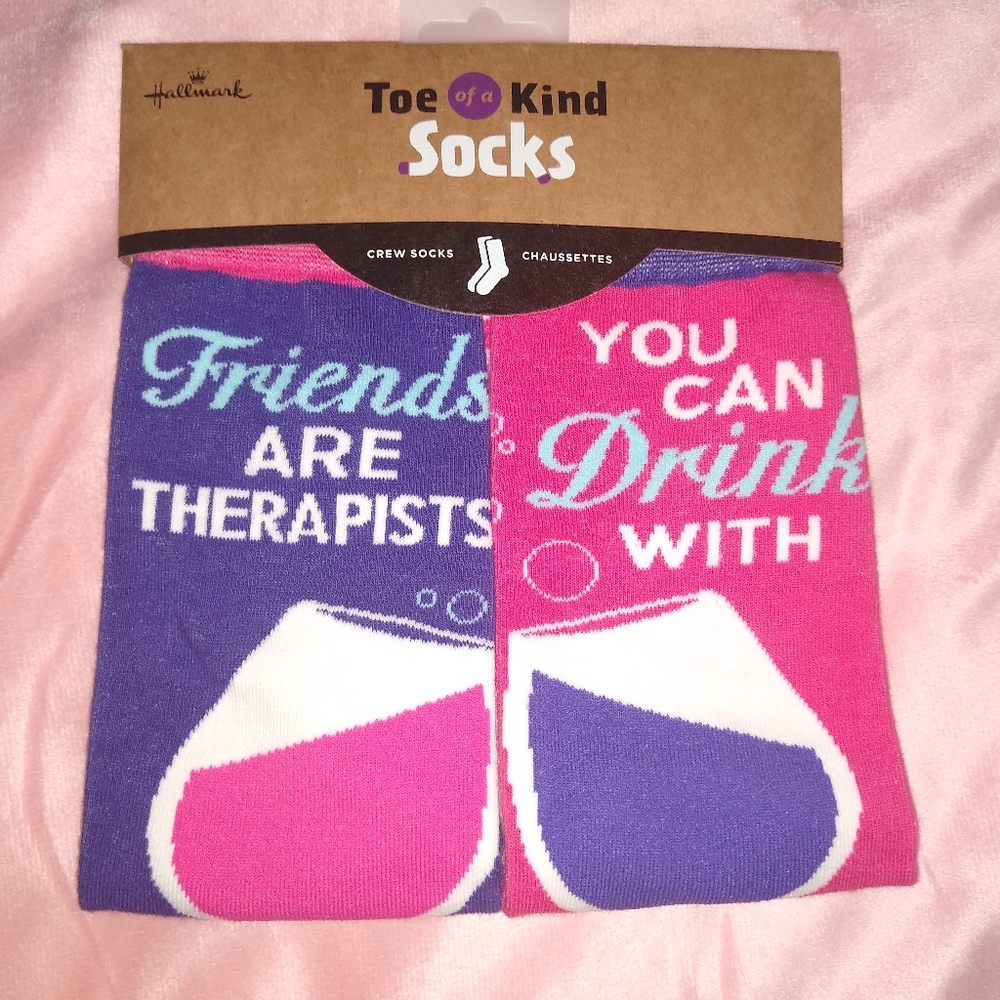 Wine/drinking socks from Hallmark